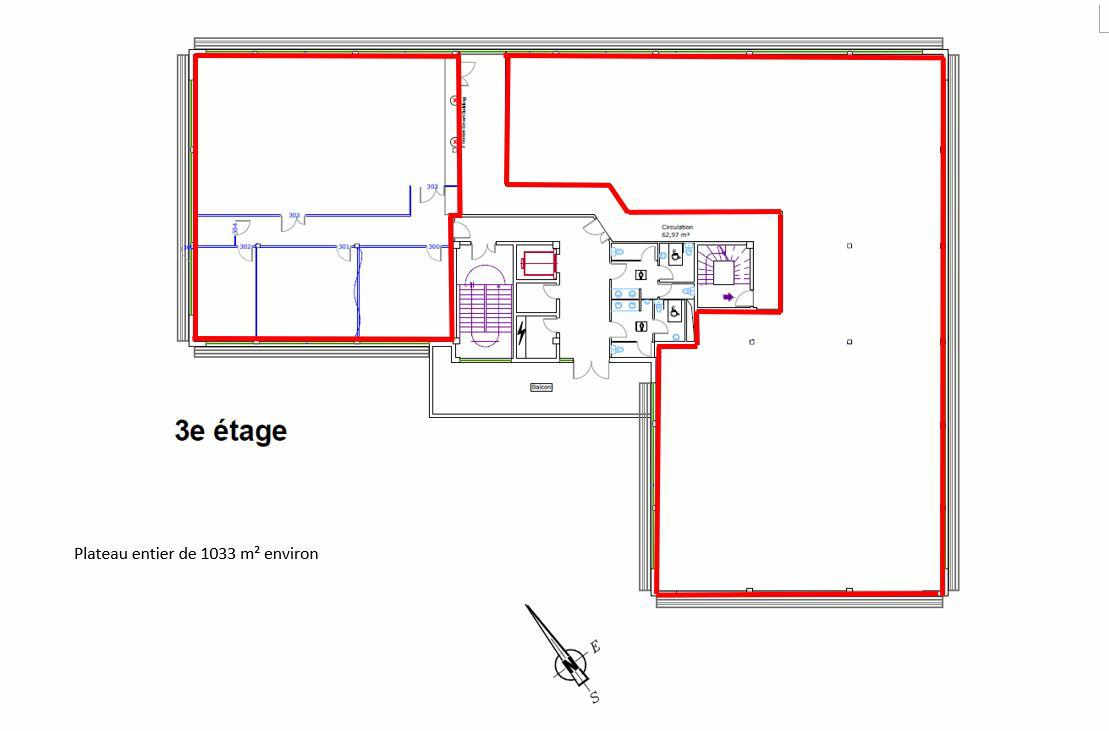 Bureau Nancy 1048m² Location bureau Nancy Meurthe-et-Moselle OLBUR2111820 15